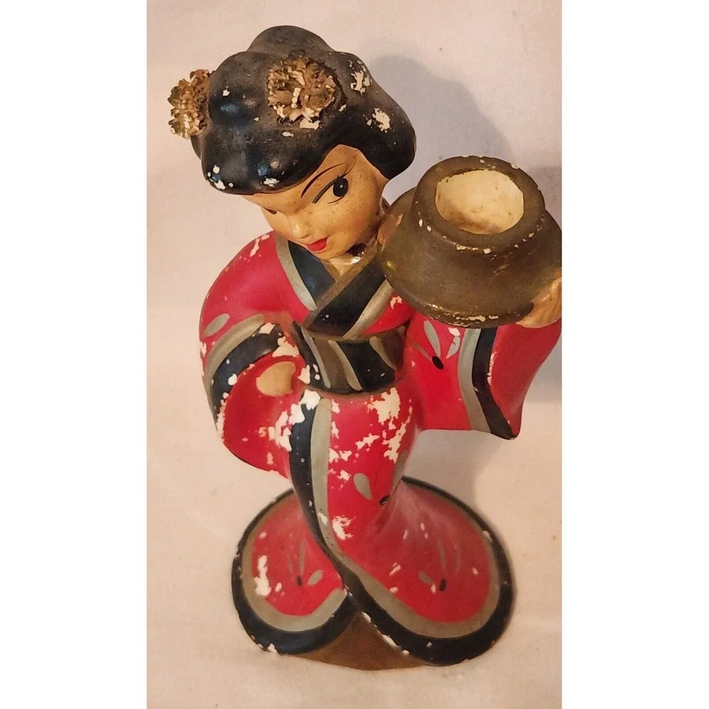 Kreiss‎ Company Oriental Lady  Candle Holder